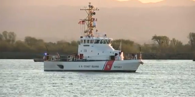 The U.S. Coast Guard located the boat with the children driving in the San Joaquin River on Friday.