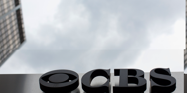 This photo shows the CBS logo at the company's broadcast center in New York. (Associated Press)