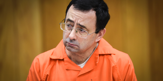 FILE - Larry Nassar (Matthew Dae Smith/Lansing State Journal via AP, File)