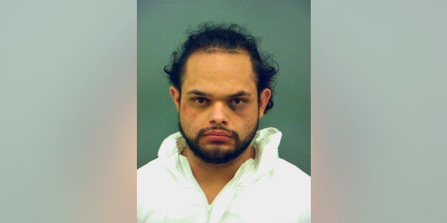 This undated photo provided by the El Paso County Sheriff's Office shows Facundo Chavez. A West Texas sheriff’s deputy was critically wounded Friday, March 22, 2019, after being shot multiple times during a traffic stop, but authorities credited the body armor with saving his life. Chavez, 27, has been booked into the El Paso County Jail without bond on multiple charges, including attempted capital murder of the peace officer. (El Paso County Sheriff's Office via AP)