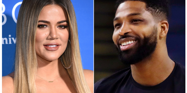 Khloe Kardashian and Tristan Thompson. (AP Photo/File)