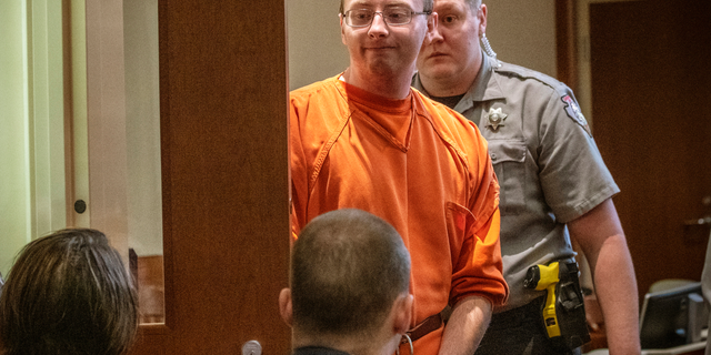 FILE - In this Wednesday, Feb. 6, 2019, file photo, Jake Patterson appears for his preliminary hearing at Barron County Circuit Court in Barron, Wis. Patterson, charged with kidnapping a 13-year-old Wisconsin girl and killing her parents, is expected to enter a formal plea when he appears in court for an arraignment, on Wednesday, March 27, 2019. (T'xer Zhon Kha/The Post-Crescent via AP, Pool, File)