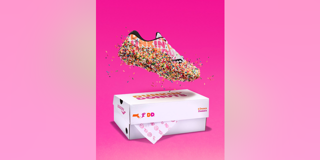 Doughnut-inspired footwear released in time for Boston Marathon runners.