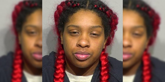 Denisha Davis was arrested after a traffic stop just before midnight Sunday.