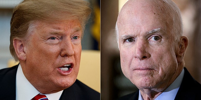 Former President Donald Trump, left, and the late Sen. John McCain, R-Ariz., are named in Bowe Bergdahl's new civil lawsuit.