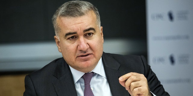 The Azerbaijani ambassador to the U.S., Elin Suleymanov, seen here in November 2017, told Fox News in 2019 the conflict between Azerbaijan and Armenia was "very strategically dangerous."