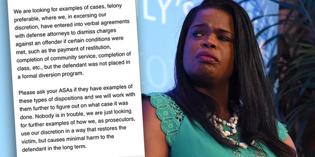 An internal email from Kim Foxx’s office obtained by Fox News asked workers to dig for examples bolstering Foxx’s claim that the dropped charges in the Jussie Smollett case weren’t as uncommon or shocking as they seemed. (Getty, File)