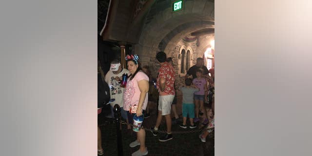 Turco was found three hours later in line for the "Frozen" ride.