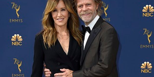 Felicity Huffman and William H. Macy wed in 1997. Huffman and Lori Loughlin were charged along with nearly 50 other people Tuesday, March 12, 2019.