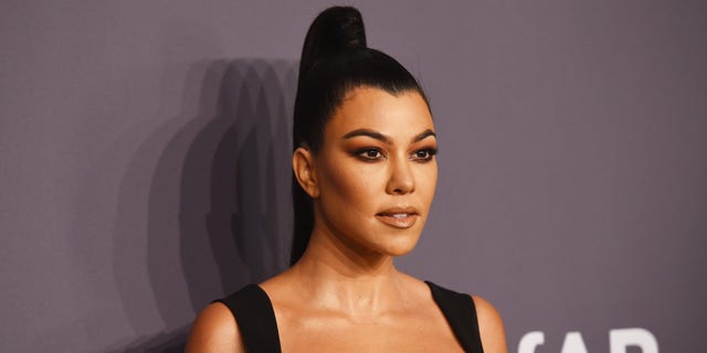 Kourtney Kardashian showed off her fit physique in an Instagram post on Wednesday.