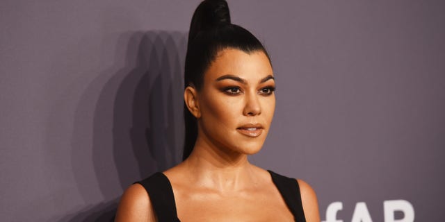 Kourtney Kardashian showed off her fit physique in an Instagram post on Wednesday.