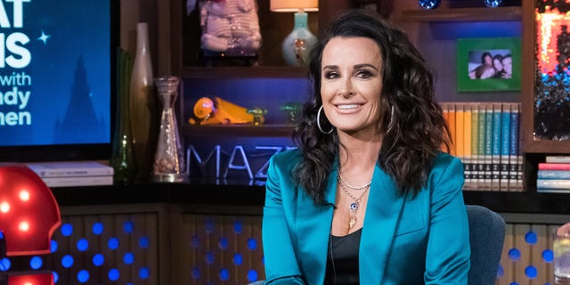 Kyle Richards was hospitalized after an allergic reaction to multiple bee stings.