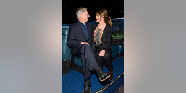 Mark Harmon and wife Pam Dawber attend the Rolling Stones performance at Echoplex on April 27, 2013, in Los Angeles.