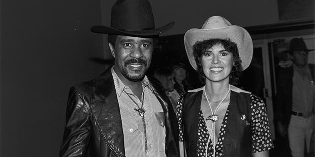 Richard Pryor and his then-future wife, Jennifer Lee, on May 19, 1979, at the annual SHARE party, held at the Hollywood Palladium, Calif. — Getty