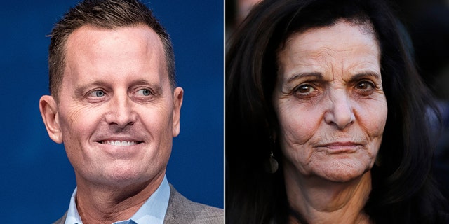 Richard Grenell (left) has spoken out against the decision to allow Rasmea Odeh (right) to speak at a talk in Berlin.