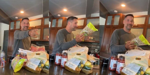 One California father has gone massively viral on Twitter for his sheer joy in showing off the grocery haul from his first-ever trip to Costco.