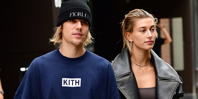 Bieber and Baldwin seen on the streets of Brooklyn on Sept. 14, 2018 in New York City.