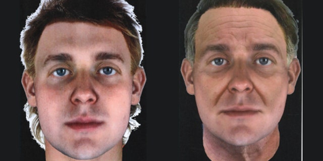 Police trying to solve the murder of Le Bich-Thuy in 1994 used the killer's DNA from the crime scene to produce these composite sketches of what the suspect may have looked like at age 25 and 45.