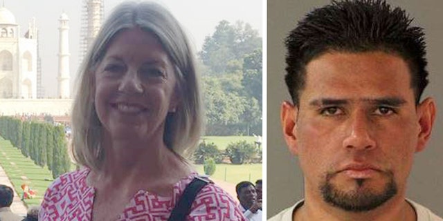 Carlos Eduardo Arevalo Carranza, 24, was arrested Monday night in the murder of 59-year-old Bambi Larson after police say he stalked her before stabbing her to death.