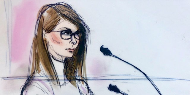 Lori Loughlin appears in this court sketch at a hearing for a racketeering case involving the allegedly fraudulent admission of children to elite universities, at the U.S. federal courthouse in downtown Los Angeles, California, U.S., March 13, 2019. 