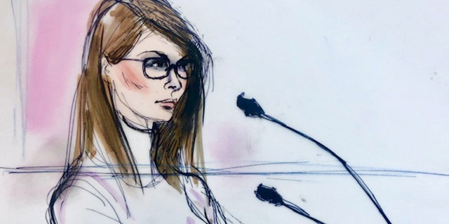Lori Loughlin appears in this court sketch at a hearing for a racketeering case involving the allegedly fraudulent admission of children to elite universities, at the U.S. federal courthouse in downtown Los Angeles, California, U.S., March 13, 2019.