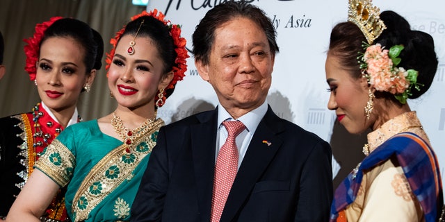 Minister of Tourism Mohamaddin Ketapi, seen here on March 5 at the ITB Berlin travel trade show, had reportedly appeared to dodge a question about the safety of gay and Jewish travelers visiting Malaysia.