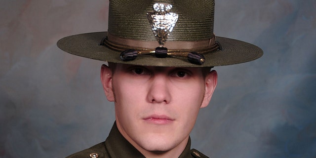 Montana Highway Patrol trooper Wade Palmer, 35, was shot and critically injured when he found the shooting suspecct