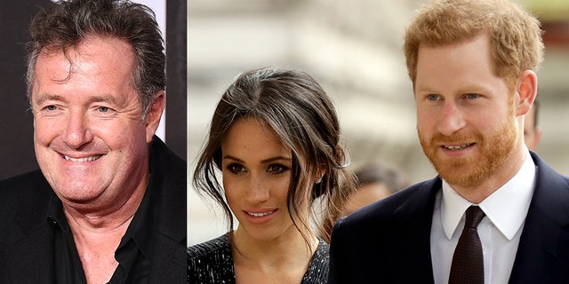 Piers Morgan (left) has previously criticized the Duke and Duchess of Sussex.