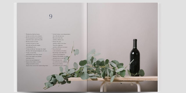 Alabaster Co. is releasing the book of Proverbs this month as the latest book of the Bible incorporating modern visual design.
