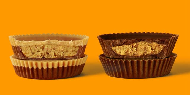 Reese’s Lovers Cups will be available to the public in regular and king-size starting mid-April 2019.<br>