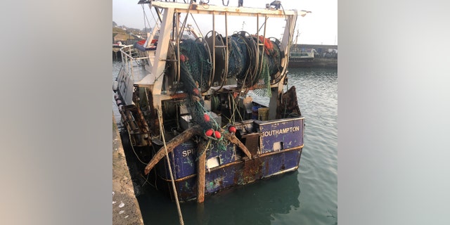 The anchor is believed to be from the Merchant Royal, which sand off Cornwall in 1641. (SWNS)