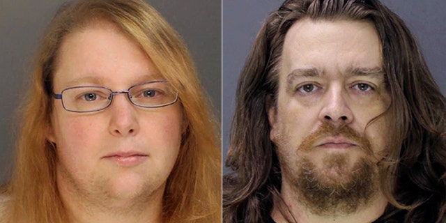 Sara Packer and Jacob Sullivan. (Bucks County District Attorney via AP, File)