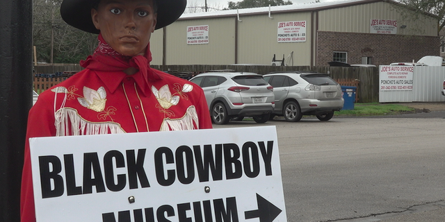 The Black Cowboy Museum is located in Rosenberg, TX, chronicling the hidden history of black cowboys.