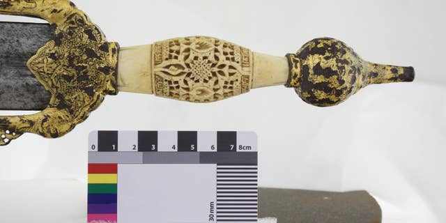 A photogrammetric image of the sword. (InHeritag3D)