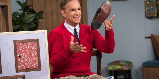 Tom Hanks portrays Mister Rogers in 'A Beautiful Day in the Neighborhood.'