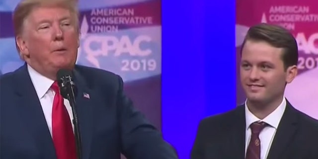 President Trump on Saturday invited Hayden Williams, the conservative activist attacked at Berkeley, to the stage to speak at the Conservative Political Action Conference.