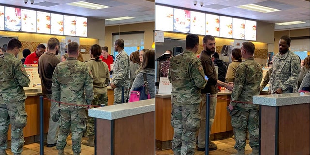 "We wanted to use it as a teaching moment for our boys ... to show respect and honor for the men and women that fight for this country every day," Jonathan's brother Stephen Full told Fox News. "Take care of the people that take care of us."
