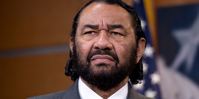 UNITED STATES - JANUARY 15: Rep. Al Green, D-Texas, speaks during a news conference in the Capitol Visitor Center on the full implementation of the Affordable Care Act in Texas. (Photo By Tom Williams/CQ Roll Call)