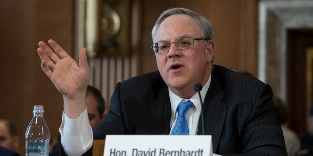 Former Interior Secretary David Bernhardt green-lit the ANWR leasing program on Aug. 17, 2020. The NWF and other environmental groups challenged the the decision days later. (AP Photo/J. Scott Applewhite)