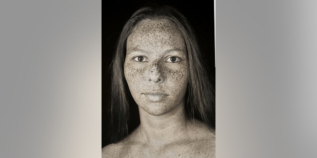 The photographer used special equipment to reveal the marks.