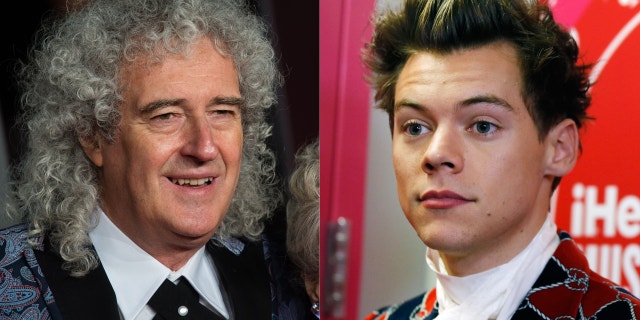Brian May and Harry Styles