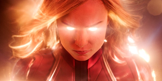 Brie Larson as Carol Danvers in "Captain Marvel"
