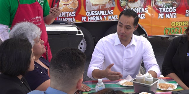 2020 presidential candidate Julian Castro meets with DREAMer families in Las Vegas, NV.
