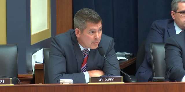 Rep. Sean Duffy, a Wisconsin Republican, mocked Ocasio-Cortez’s plan to combat climate change during the Financial Services Committee hearing on Monday, introducing an amendment to a homelessness bill that would create “green” standards, to show the impracticability of the Democrat’s plan.