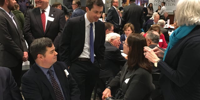 Pete Buttigieg on Friday highlighted his push to add justices to the Supreme Court and scrap the Electoral College in presidential elections, as he campaigned in the state that holds the first primary in the race for the White House. (Paul Steinhauser/Fox News)