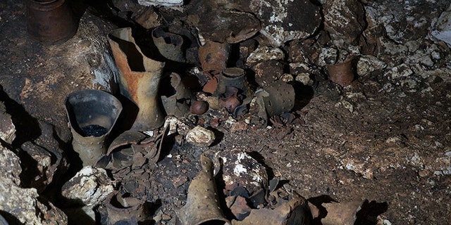Interior of the Balamku Cave. (Karla Ortega, Great Mayan Aquifer Project, INAH)
