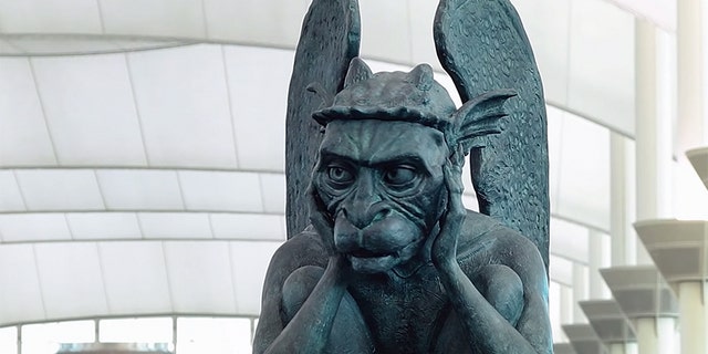 “This is way too creepy for me!” one social media commenter said of the animatronic statue.