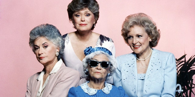 From left: Bea Arthur as Dorothy Zbornak, Rue McClanahan as Blanche Devereaux, Betty White as Rose Nylund and Estelle Getty as Sophia Petrillo in Season 1 of "The Golden Girls."