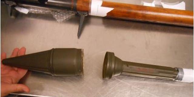 The items were confiscated and the man was allowed to continue on his flight to Orland Sanford International Airport, reportedly without a fine.