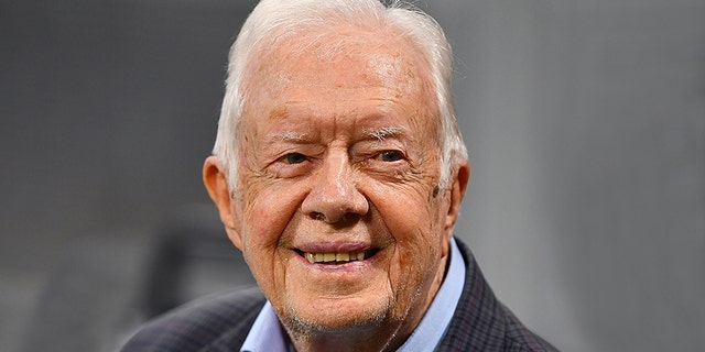 Former president Jimmy Carter, seen here in September 2018, reportedly said President Trump had called him to discuss China. (Scott Cunningham/Getty Images, File)